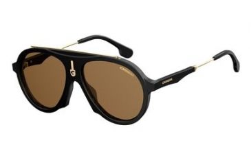 Image of Carrera Flag Progressive Prescription Sunglasses FLAGS-0807-70-5716 - Frame Color Black, Lens Diameter 57 mm