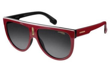 Image of Carrera Flagtop/S Progressive Prescription Sunglasses FLAGTOPS-00A4-9O-6015 - Frame Color Red Black, Lens Diameter 60 mm