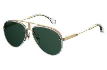 Image of Carrera Glory Sunglasses GLORYS-0900-QT-5817 - Crystal Frame, Green Lenses, Lens Diameter 58mm, Distance Between Lenses 17mm