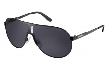 Image of Carrera New Panamerika/S Bifocal Prescription Sunglasses NEWPAS-0003-Y1-6409 - Frame Color Matte Black, Lens Diameter 64 mm