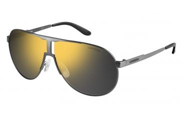 Image of Carrera New Panamerika/S Bifocal Prescription Sunglasses NEWPAS-0R80-UW-6409 - Lens Diameter 64 mm, Frame Color Semi Matte Ruthenium