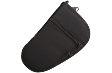 Image of Carry All Pistol Case 9.5in, Condura, Black, Velveteen Lining, Zipper Closure, P0235-9.5in /AC184