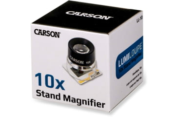Image of Carson 10x Power Stand LumiLoupe, Black LL-10