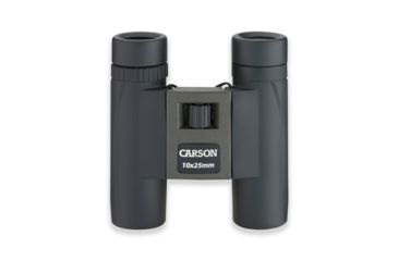 Image of Carson 10x25mm Compact Binoculars, Silver/Black TM-025