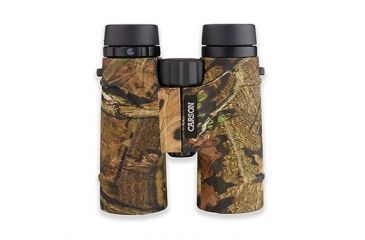 Image of Carson 3D 10x42 Full Size Waterproof Birding Binoculars w/ ED Glass,Mossy Oak TD-042EDMO