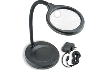 Image of Carson 2-5x DeskBrite 300 Aspheric COB LED Desk Top Magnifier, 3.5 in, LM-30