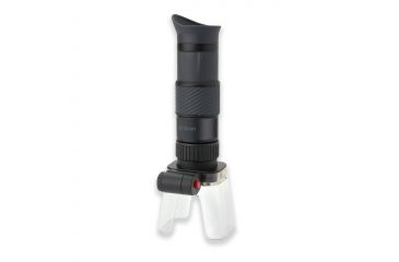 Image of CARSON 6x18mm Monocular, 25x Microscope, 4x Loupe w/ 4 LED Lights, Black/Gray MA-60