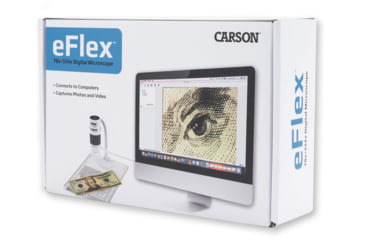 Image of Carson 75/x300x eFlex Digital Microscope w/Flex Neck Stand and Base MM-840