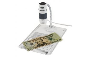 Image of Carson 75/x300x eFlex Digital Microscope w/Flex Neck Stand and Base MM-840