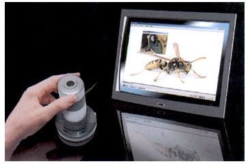 Image of Carson zPix Digital Microscope MM 640 with Integrated Camera 26x to 130x Digital Zoom