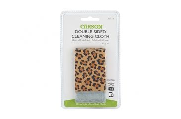 Image of Carson Double-Sided MicroFiber Lens Cleaning Cloth,Safari Leopard MF-11-02