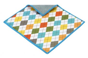 Image of Carson Double-Sided MicroFiber Lens Cleaning Cloth,Spring Argyle MF-11-01