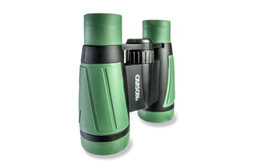Image of Carson Hawk 5x30mm Roof Prism Ultra Deluxe Kid's Binoculars, Matte, Green, HU-530