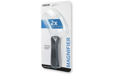 Image of Carson Lighted Rectangle RimFree 2x Magnifier w/ Bright White LEDs RM-77