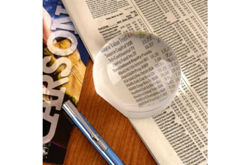 Image of Carson LumiDome Plus 2x Polished Ball Loupe with 75mm base LD-75