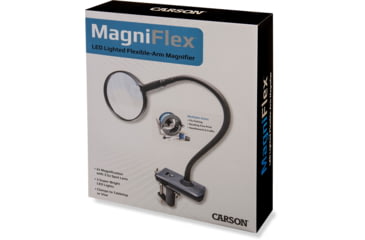 Image of Carson MagniFlex LED Lighted Flexible Magnifier w/ Table Clamp and Power Adapter CL-65