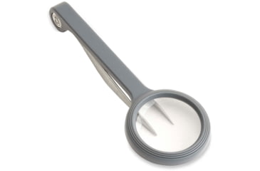 Image of Carson MagniGrip 4x Magnifier with Attached Precision Tweezers MG-55