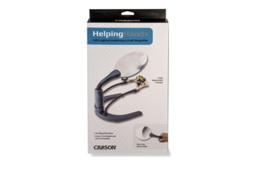 Image of Carson MagniLamp Deluxe Magnifier Light Loupe, Silver GN-88