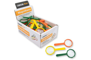 Image of Carson MagniRama Assorted 3x Mini-Magnifiers, Pack of 50, Black/Grey JD-3MU