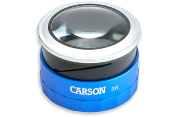 Image of Carson MagniTouch 3x Touch Activated LED Lighted Loupe, Black/Grey MT-33