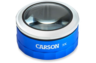 Image of Carson MagniTouch 3x Touch Activated LED Lighted Loupe, Black/Grey MT-33