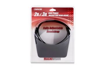 Image of Carson MagniVisor 2x / 3x Dual Power Flip-Up Head Mounted Magnifier Loupe MV-23