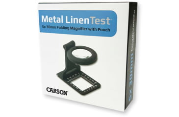 Image of Carson Metal LinenTest 5x Compact Fold-Out Magnifier Loupe LT-80