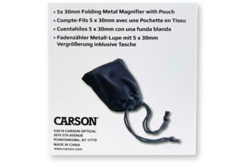 Image of Carson Metal LinenTest 5x Compact Fold-Out Magnifier Loupe LT-80