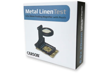 Image of Carson Metal LinenTest 6x Compact Magnifier Loupe LT-60
