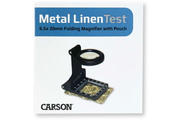 Image of Carson Metal LinenTest 6x Compact Magnifier Loupe LT-60