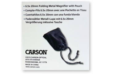 Image of Carson Metal LinenTest 6x Compact Magnifier Loupe LT-60