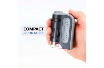 Image of Carson Microbrite Plus 60-120x Pocket Microscope, Black/Grey MM-300