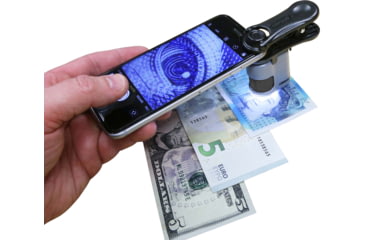 Image of Carson MicroMini HookUpz 20X Microscope, Black/Grey, MM-380