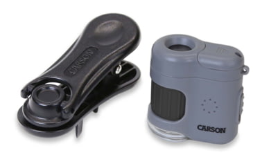 Image of Carson MicroMini HookUpz 20X Microscope, Black/Grey, MM-380