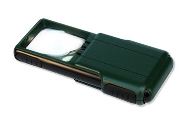 Image of Carson MiniBrite Hand Held Magnifier Loupe, Green OD-95