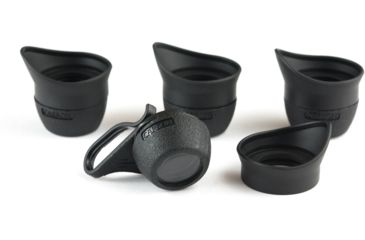 Image of Carson ML-20 MagniLoupe 4-Piece Eye Loupe Set, 4.5x, 6.5x, 8x, 13x, Black/Grey, ML-20