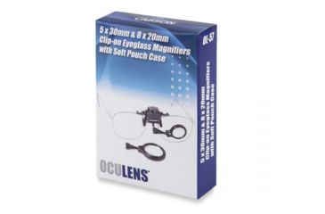 Image of Carson OcuLens 5x / 7x Clip-on Adjustable Eyeglass Magnifier Loupe Set OL-57