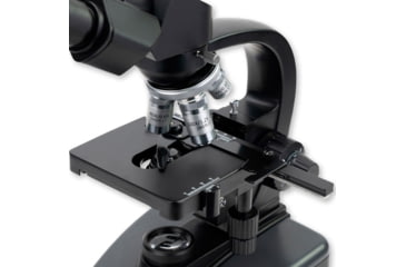 Image of Carson Optical Advanced 40x-1600x LED Lit Binocular Compound Microscope, Black, 8.5 in x 6.9 in x 14.1 in, MS-170