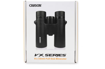 Image of Carson Optical VX Series 8x33mm Porro Prism Binoculars, Black, VX-833