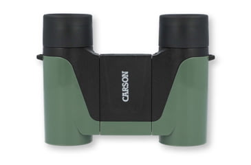 Image of Carson Optical Wild Cat Series 7x18mm Binoculars, Green, 3.2 in x 4.4 in x 1.3 in, WC-718