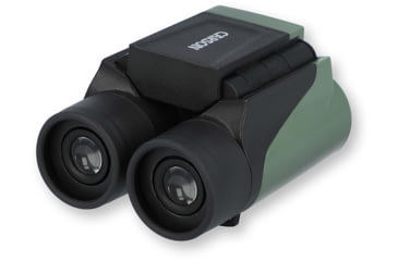 Image of Carson Optical Wild Cat Series 7x18mm Binoculars, Green, 3.2 in x 4.4 in x 1.3 in, WC-718