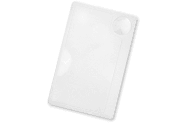 Image of Carson Optical WM-21 Credit Card Sized Magnifier with Spot Lens, Clear, 2.1 in x 0.1 in x 3.4 in, WM-21