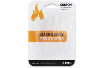 Image of Carson Optical WM-21 Credit Card Sized Magnifier with Spot Lens, Clear, 2.1 in x 0.1 in x 3.4 in, WM-21