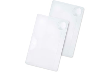 Image of Carson Optical WM-21 Credit Card Sized Magnifier with Spot Lens, Clear, 2.1 in x 0.1 in x 3.4 in, WM-21