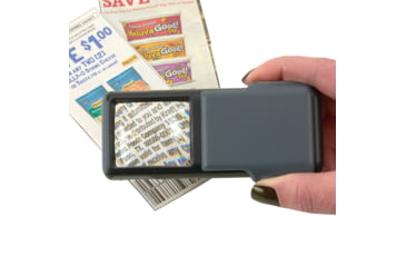 Image of Carson PO-55 MiniBrite 5x Power Slide-Out Pocket Magnifier Loupe, Grey,Pack of 4 PO-55MU