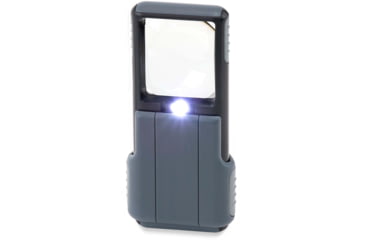 Image of Carson PO-55 MiniBrite 5x Power Slide-Out Pocket Magnifier Loupe,Grey PO-55
