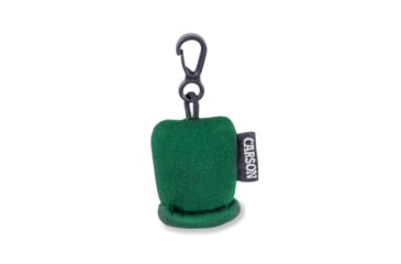 Image of Carson Stuff-It Lens Cleaner, Cloth &amp; Pouch, Green, 1.7 x 1.1 x 1.8 in, SN-40GR