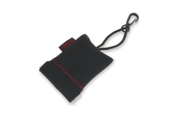 Image of Carson Stuff-It XL Microfiber Lens Cloth, Black/Gray, 8in x 8in Sn-75