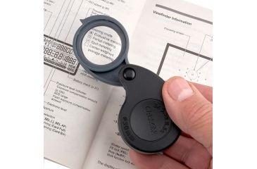 Image of Carson TriView 3x / 5.5x / 8.5x Folding Loupe Magnifier