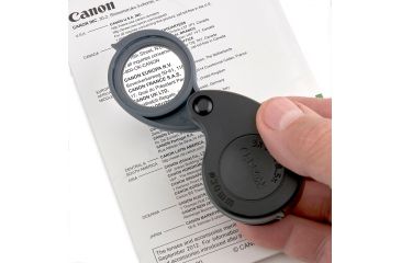 Image of Carson TriView 3x / 5.5x / 8.5x Folding Loupe Magnifier